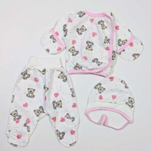 Теплий комплект для новонароджених з байки